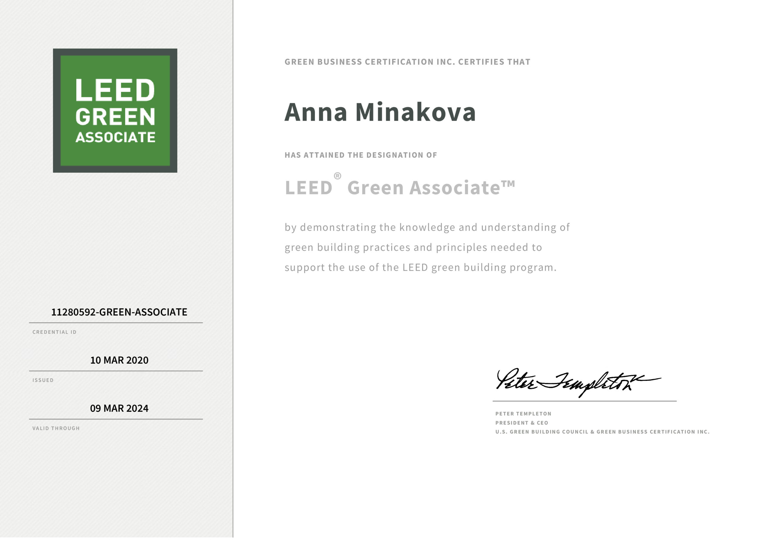 LEED Green Assosiated